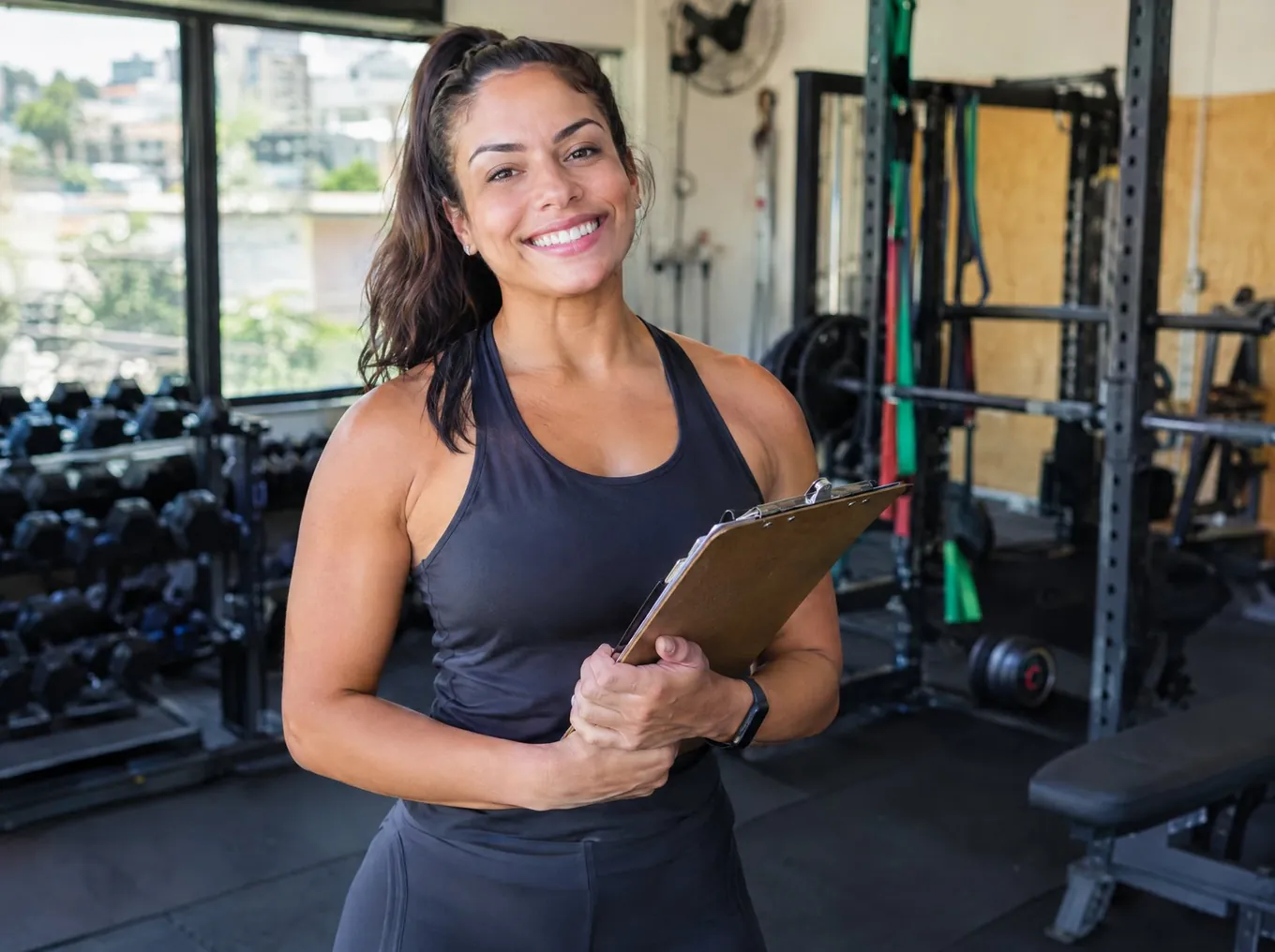 Personal trainer em academia de bairro